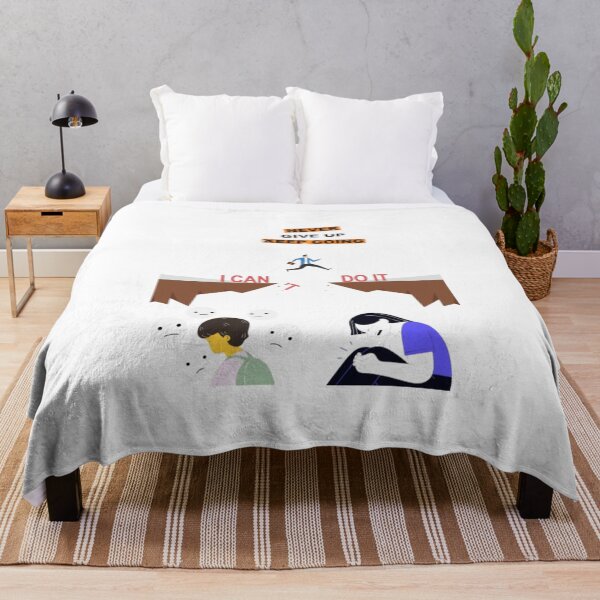 Item preview, Never Give Up - Motivational Leap of Faith Illustration. designed and sold by PhantomArtStore.