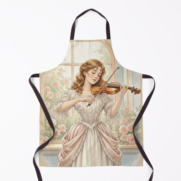 Item preview, Vintage Victorian Violinist Aesthetic Romanticism Music Art designed and sold by MAGICKEY2024.
