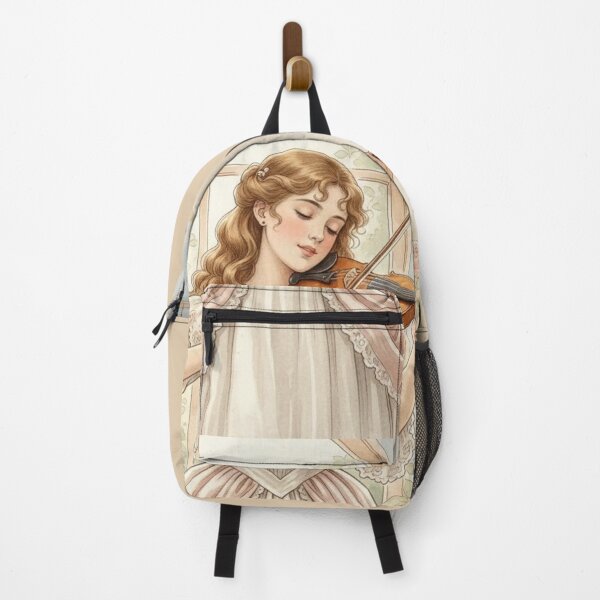 Item preview, Vintage Victorian Violinist Aesthetic Romanticism Music Art designed and sold by MAGICKEY2024.