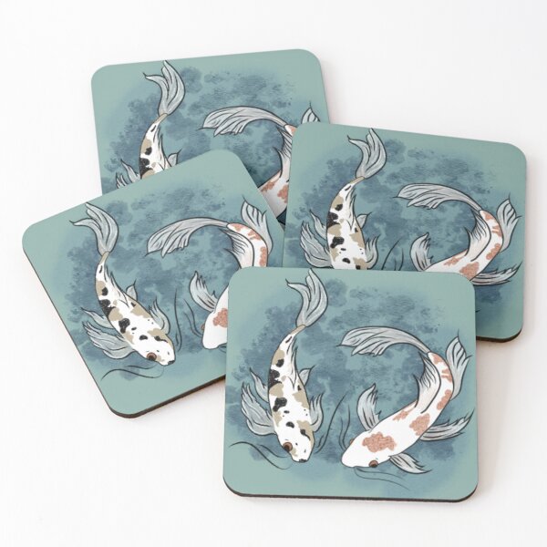 Item preview, Koi Duo in Watercolor designed and sold by VenusXOXO.
