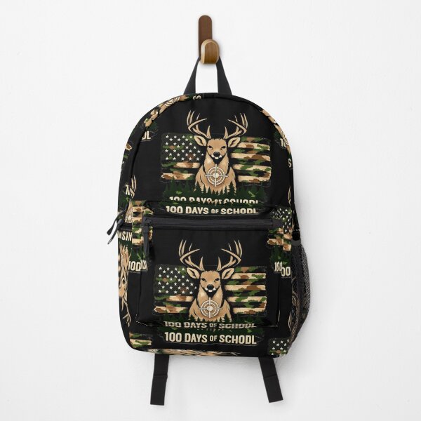 Item preview, Bucked 100 Days of School Deer Hunting Camo designed and sold by Ali-printshop.