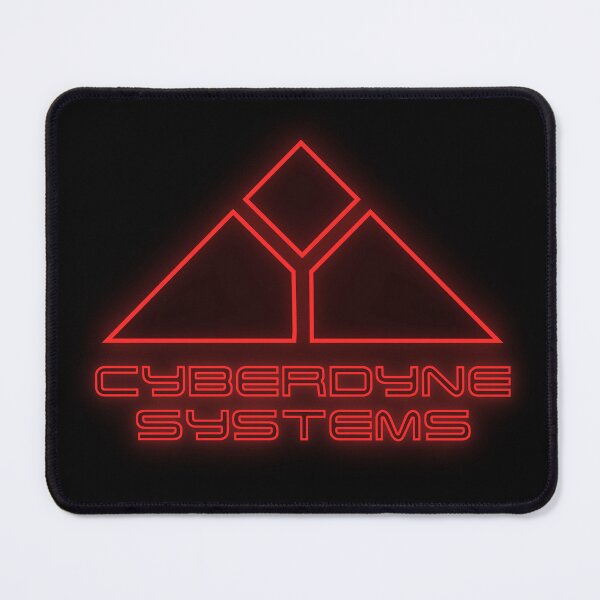 Item preview, Terminator Cyberdyne Systems 80s Red Neon Logo designed and sold by Power Up Prints.