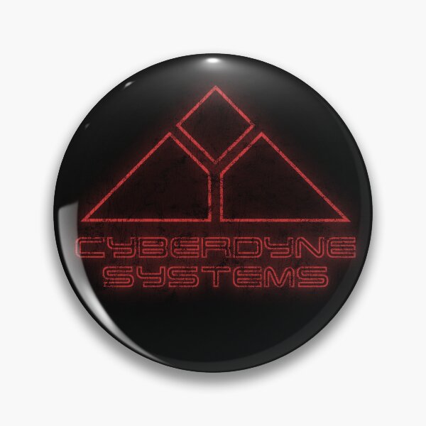 Item preview, Terminator Cyberdyne Systems 80s Red Neon Logo Distressed designed and sold by Power Up Prints.