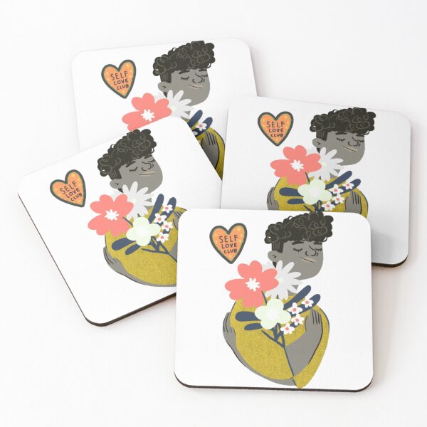 Item preview, Self Love Club - Aesthetic Floral Self Care Illustration. designed and sold by PhantomArtStore.