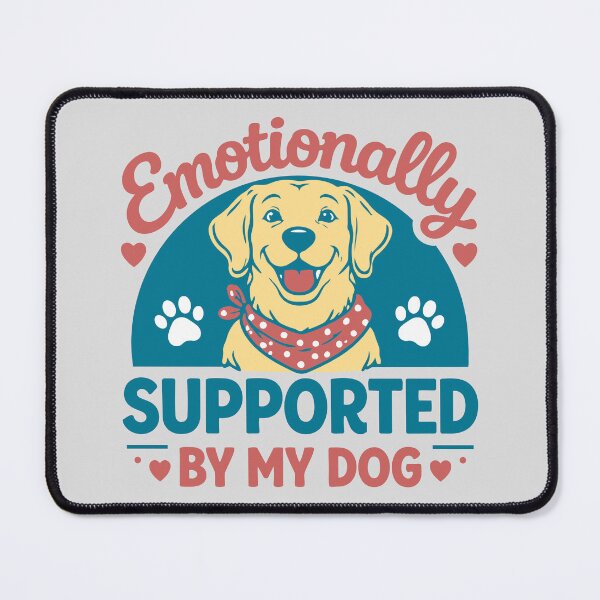 Item preview, Golden: Emotionally Supported By My Dog designed and sold by Blomallama.