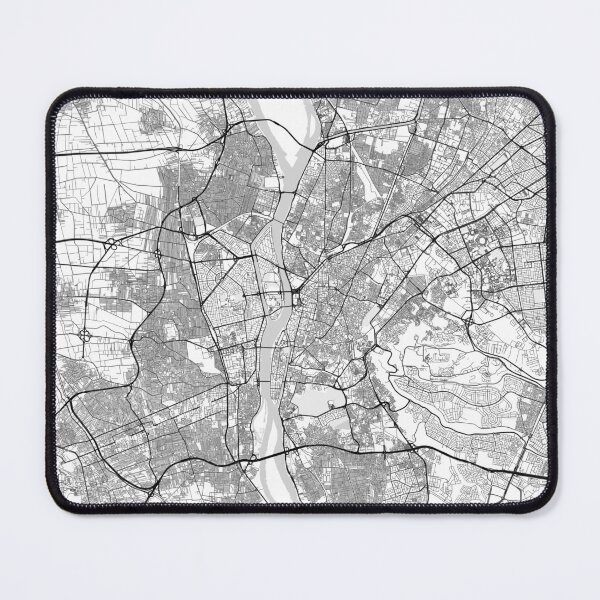 Item preview, Cairo Map Art Print | Gradient Street Poster Egypt designed and sold by PlotStudio.