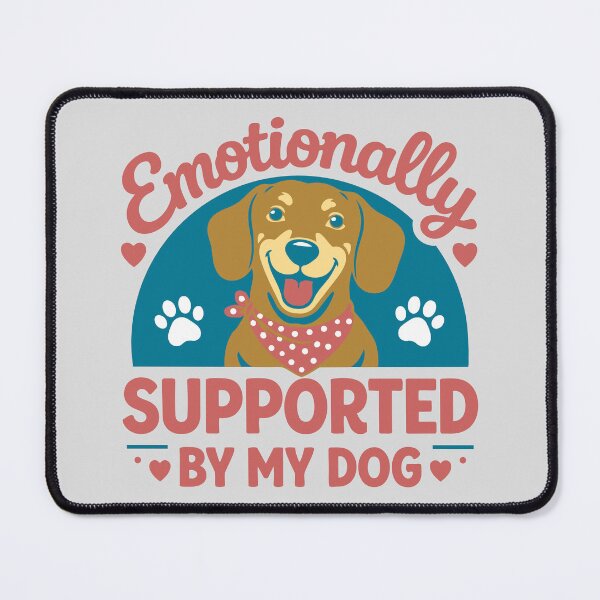 Item preview, Dachshund: Emotionally Supported By My Dog designed and sold by Blomallama.