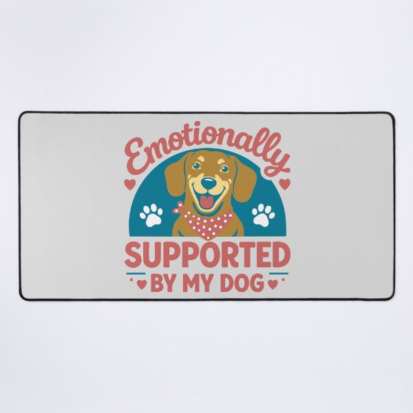 Item preview, Dachshund: Emotionally Supported By My Dog designed and sold by Blomallama.