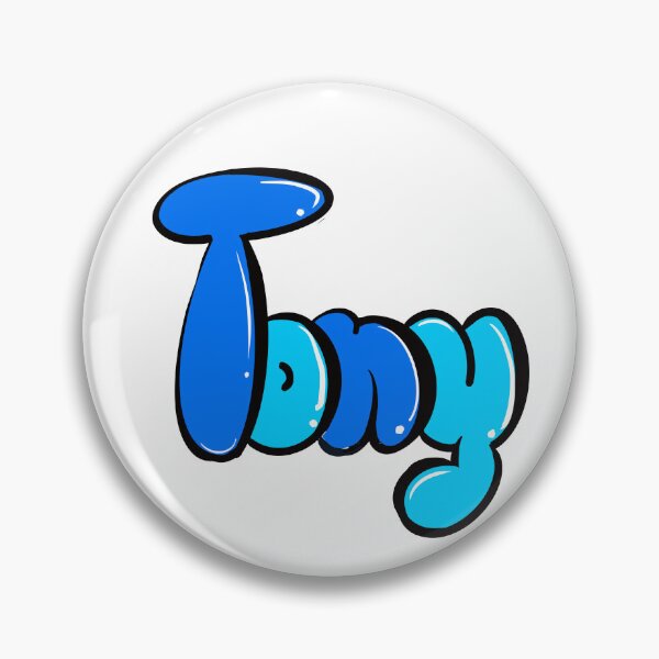 Item preview, Tony name in blue Top 10 best personalized gifts boys and men  personalised Graffiti name Tony designed and sold by Artonmytee.