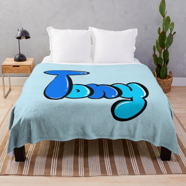 Item preview, Tony name in blue Top 10 best personalized gifts boys and men personalised Graffiti name Tony designed and sold by Artonmytee.