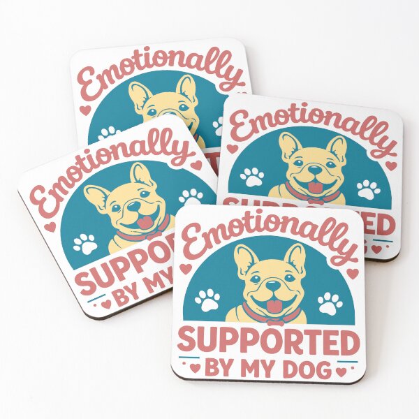 Item preview, Frenchie: Emotionally Supported By My Dog designed and sold by Blomallama.