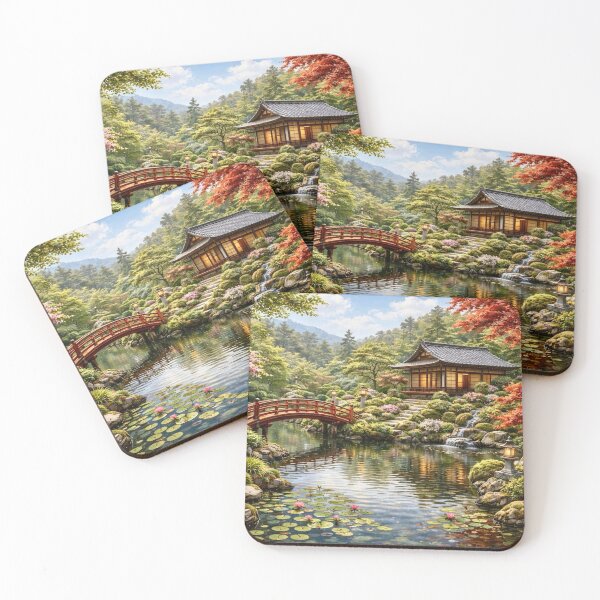 Item preview, Japanese Tea Garden designed and sold by Myra365Art.