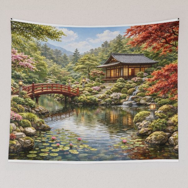 Item preview, Japanese Tea Garden designed and sold by Myra365Art.