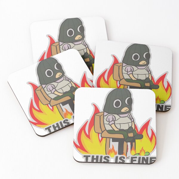 Item preview,  This Is Fine (T) Counter Strike designed and sold by stickershopsss.
