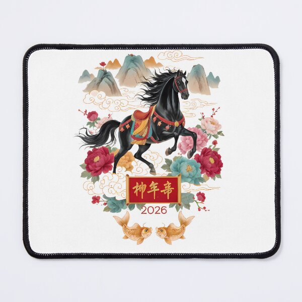 Item preview, Luxurious 2026 Year of the Horse Illustration designed and sold by pngartpl.