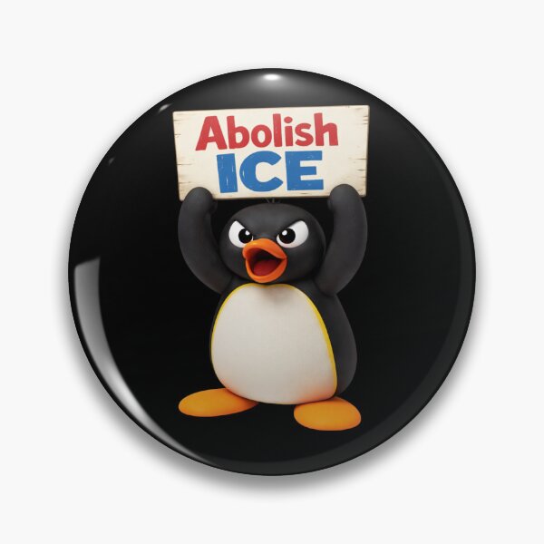 Item preview, Abolish ICE Penguin Protestor designed and sold by itsmebecca.