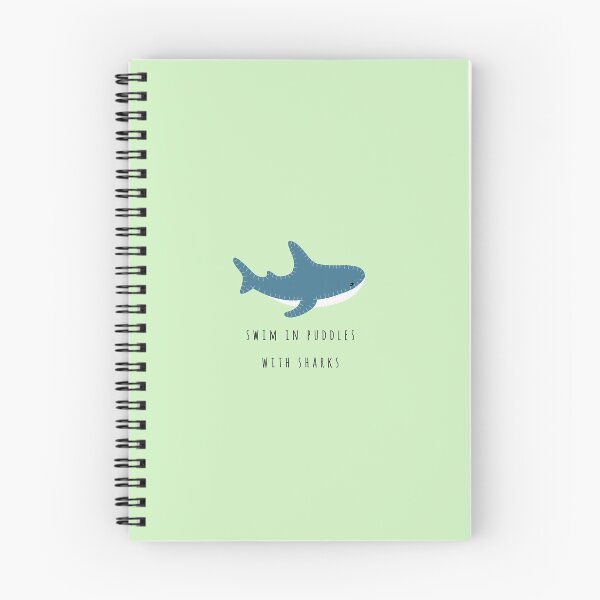 Item preview, Blahaj, Swim In Puddles With Sharks - Seaside - Bears in Trees, Green designed and sold by zinesbyscout.