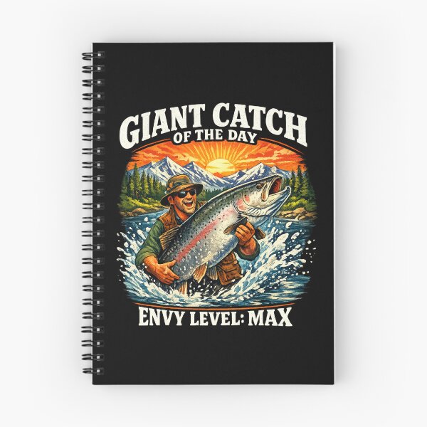 Item preview, Giant Catch of the Day Fishing Art designed and sold by EimSol.