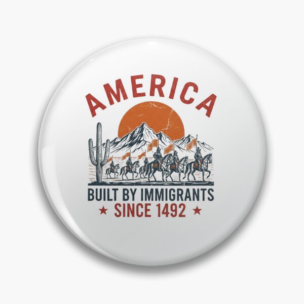Item preview, America Built By Immigrants Since 1492 , Fourth of July Immigrant Pride , Social Justice Activist , Patriotic Equality designed and sold by MS Pod Studio.
