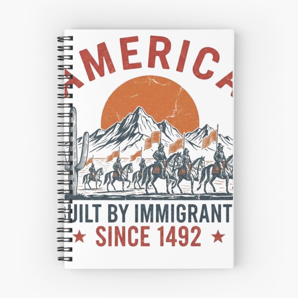 Item preview, America Built By Immigrants Since 1492 , Fourth of July Immigrant Pride , Social Justice Activist , Patriotic Equality designed and sold by MS Pod Studio.
