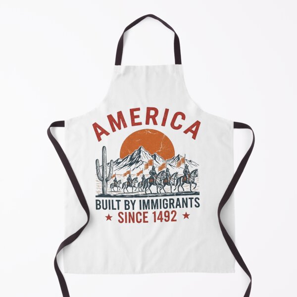 Item preview, America Built By Immigrants Since 1492 , Fourth of July Immigrant Pride , Social Justice Activist , Patriotic Equality designed and sold by MS Pod Studio.
