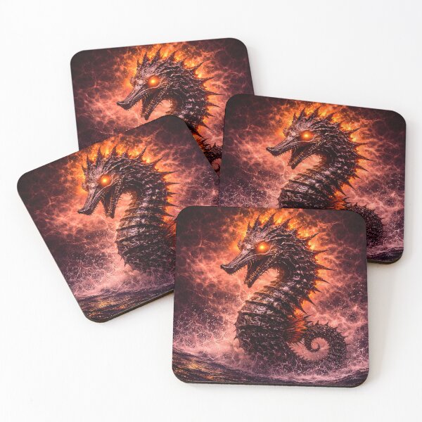 Item preview, The Demonic Seahorse of the Abyss designed and sold by bebeshoppl.