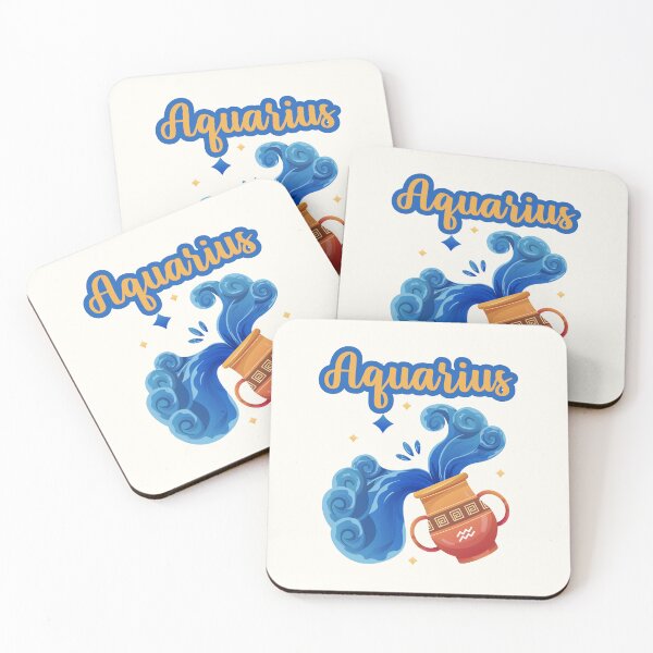 Item preview, Aquarius Zodiac Sign Word Design designed and sold by Inkworksbyshery.