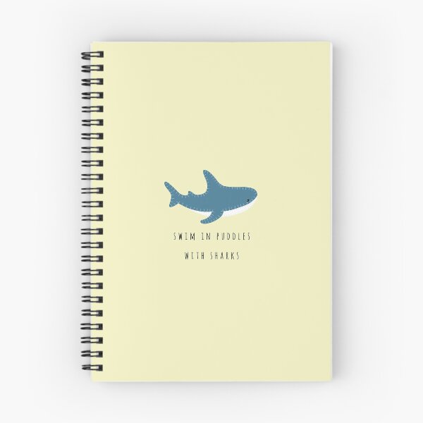 Item preview, Blahaj, Swim In Puddles With Sharks - Seaside - Bears in Trees, Yellow designed and sold by zinesbyscout.