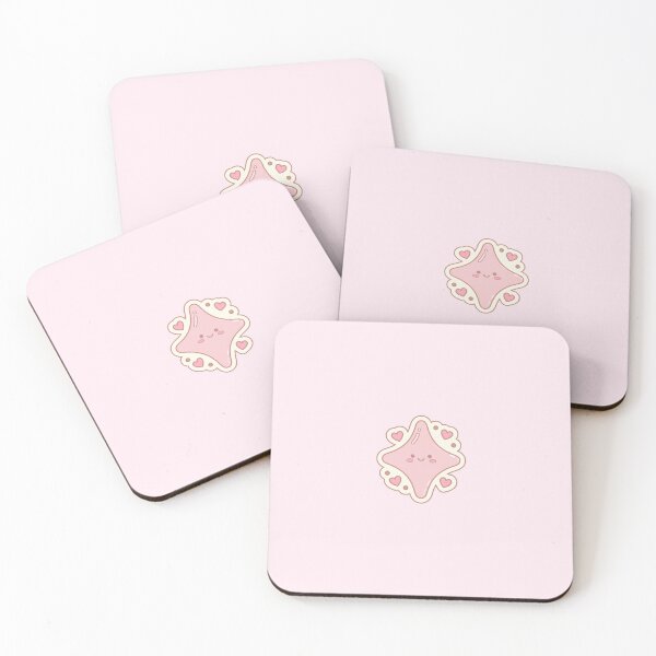 Item preview, Adorable Kawaii Pink Star with Hearts designed and sold by HerTenderly.
