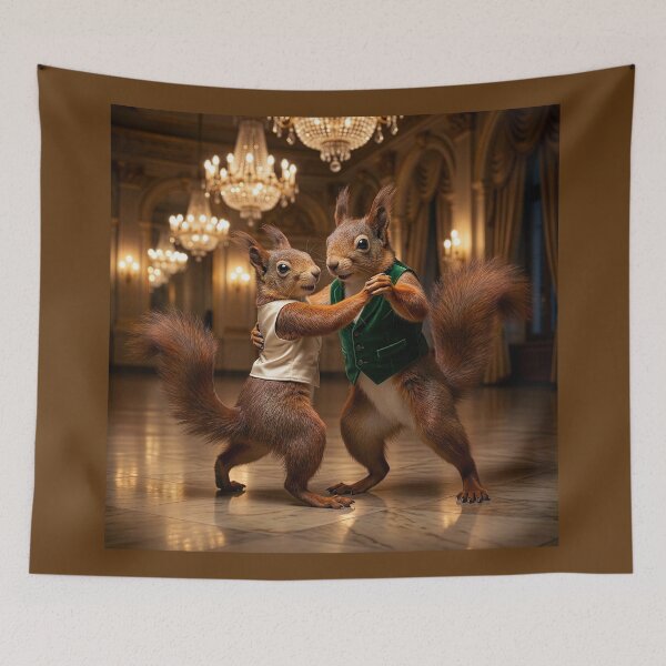 Item preview, Red Squirrels Dance the Tango designed and sold by Tridentulus.