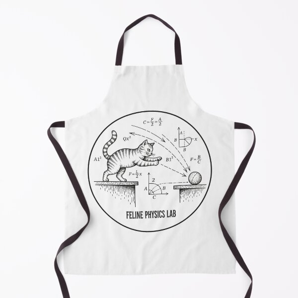 Item preview, Feline Physics Lab – Vintage Cat Science Design designed and sold by Pollock.