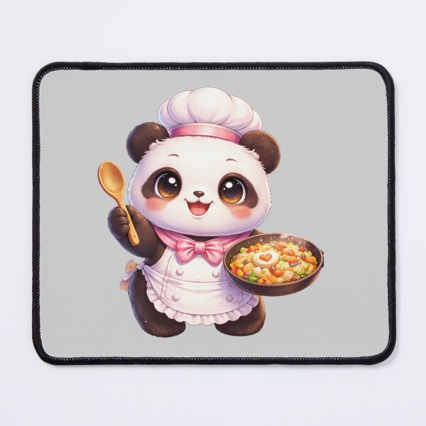 Item preview, Kawaii Panda Power – Cute Chef Design designed and sold by ValeriValera.