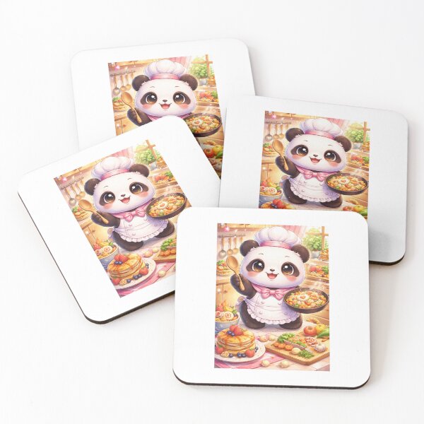 Item preview, Kawaii Panda Power – Cute Chef Design designed and sold by ValeriValera.
