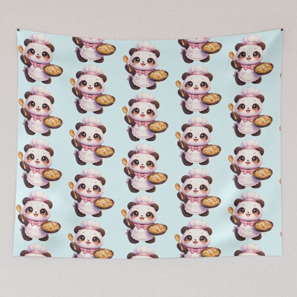 Item preview, Kawaii Panda Power – Cute Chef Design designed and sold by ValeriValera.