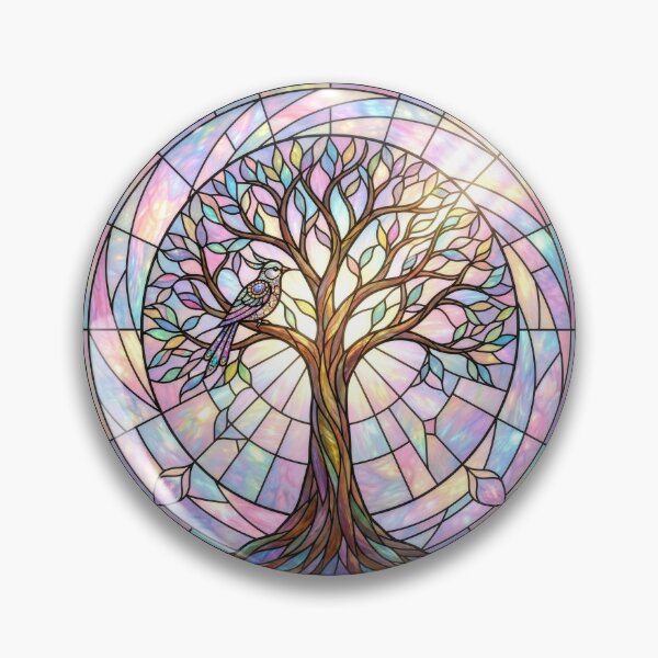 Item preview, Árbol de la vida en vitral designed and sold by Tridentulus.