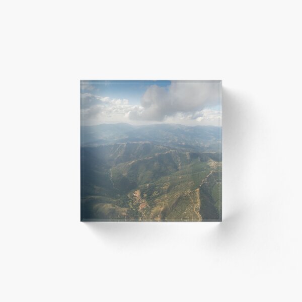 Aerial - Valley Village Acrylic Block