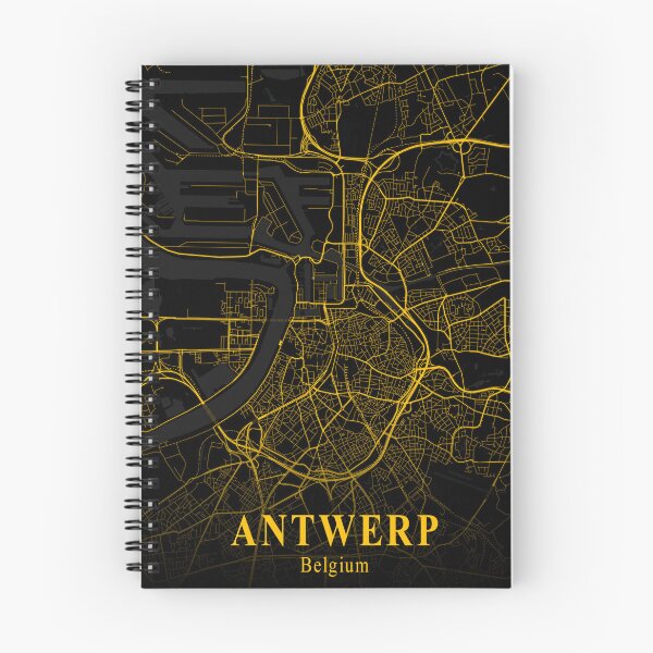 Item preview, Antwerp Belgium Street Map designed and sold by GamerGearTees.