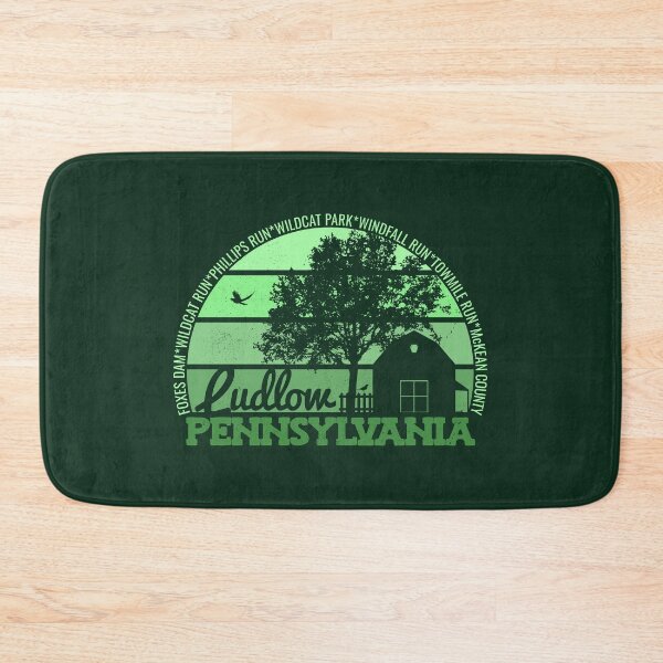 Item preview, Ludlow Pennsylvania Sunset Retro Vintage Local Pride Logo designed and sold by CRHPOD20.