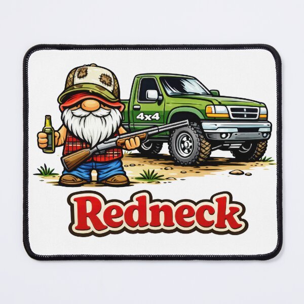 Item preview, Redneck Gnome with Shotgun & 4x4 Truck designed and sold by Moriarty's Digital Visions.