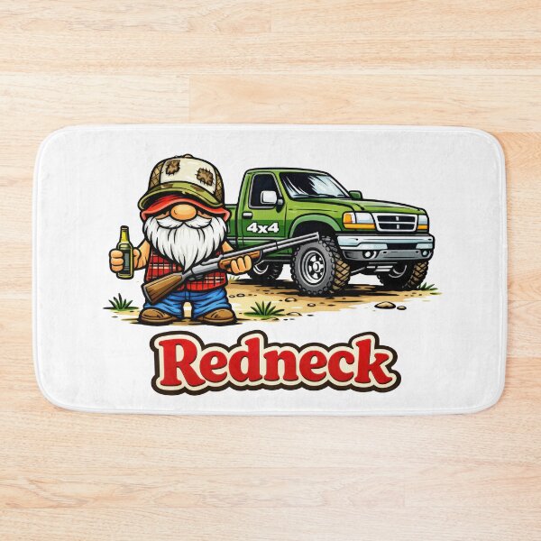 Item preview, Redneck Gnome with Shotgun & 4x4 Truck designed and sold by Moriarty's Digital Visions.