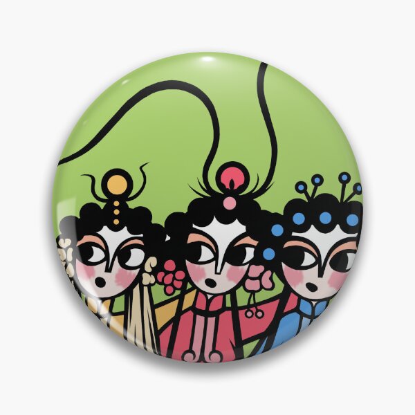 Artikelvorschau, Rollen in der Peking-Oper – Drei Hua Dan entworfen und verkauft von EmilyDouArt.