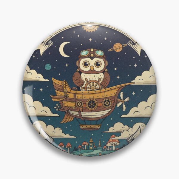 Item preview, Copy of Copy of Owl’s Skyward Odyssey: Steampunk Explorer designed and sold by Moccroad.