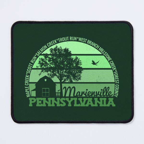 Item preview, Marienville Pennsylvania Sunset Retro Vintage Local Pride Logo designed and sold by CRHPOD20.