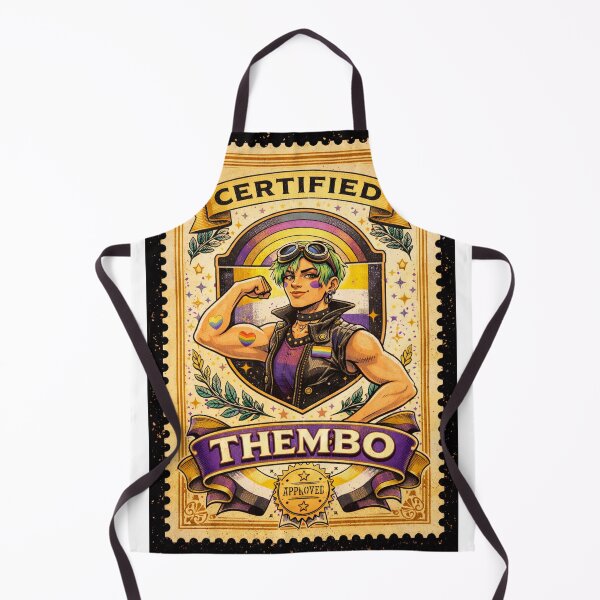 Item preview, Vintage Certified Thembo Non-Binary Pride Stamp Aesthetic designed and sold by rainbowgremlin.