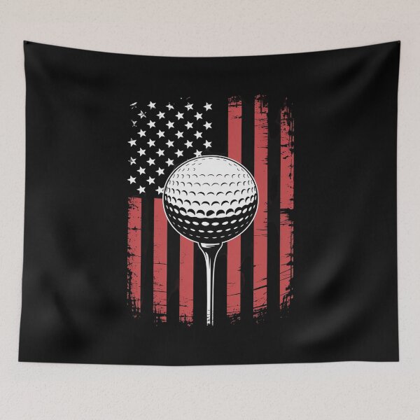 Item preview, American Flag Golf designed and sold by MarkLeedsArt.