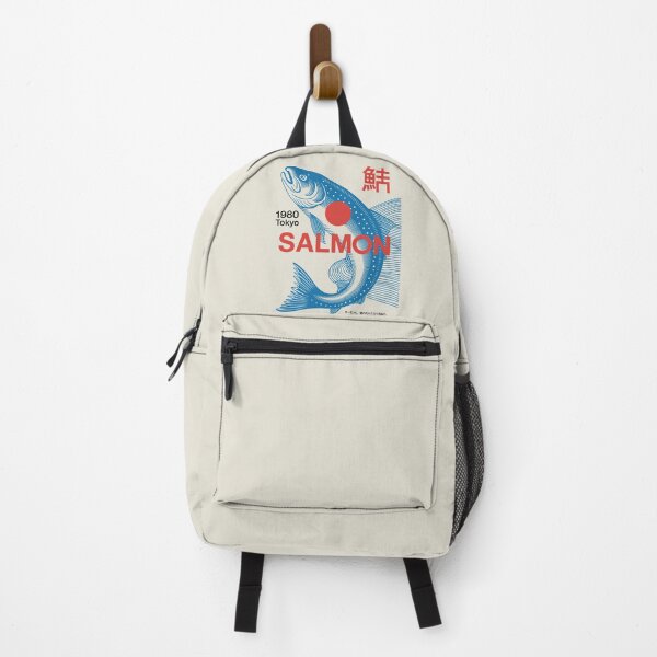 Item preview, Tokyo 1980 Salmon – Japanese Fish Market Poster | Vintage Seafood Art Print designed and sold by paulo silveira.