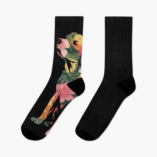 Item preview, Labrador Flower Dog Silhouette Floral Women Men designed and sold by DigitaldeligArt.