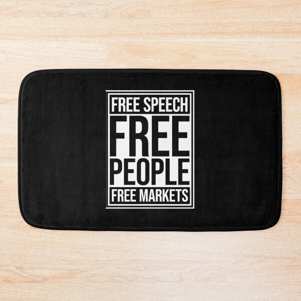 Artikelvorschau, Redefreiheit, Märkte, Menschen, Libertäre Freiheit entworfen und verkauft von shirt-o-mat.