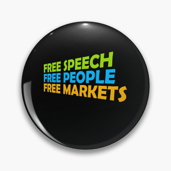 Artikelvorschau, Redefreiheit, Märkte, Menschen, Libertäre Freiheit entworfen und verkauft von shirt-o-mat.