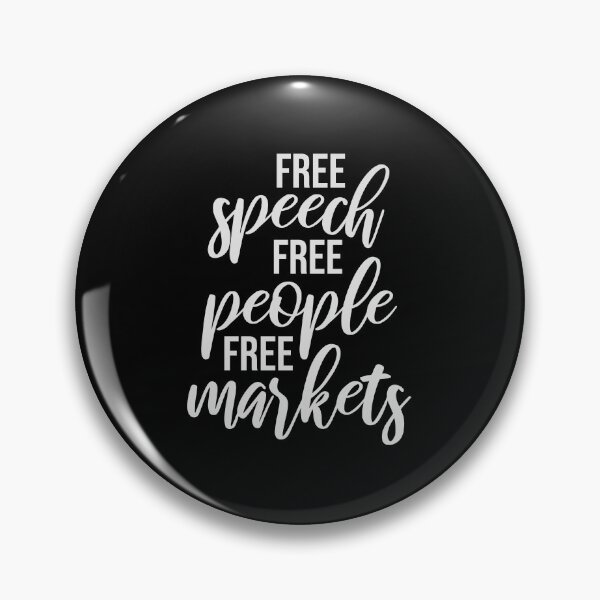Artikelvorschau, Redefreiheit, Märkte, Menschen, Libertäre Freiheit entworfen und verkauft von shirt-o-mat.
